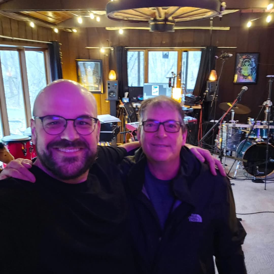 Friends in the studio