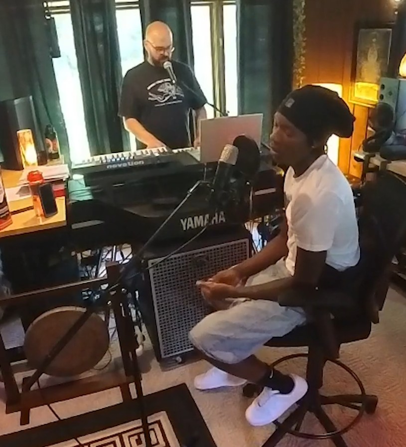 NoNo recording session at Studio Wildwoods
